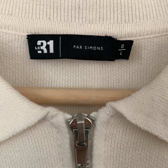 Half-zip short sleeve polo sweater - Picture 2 of 3
